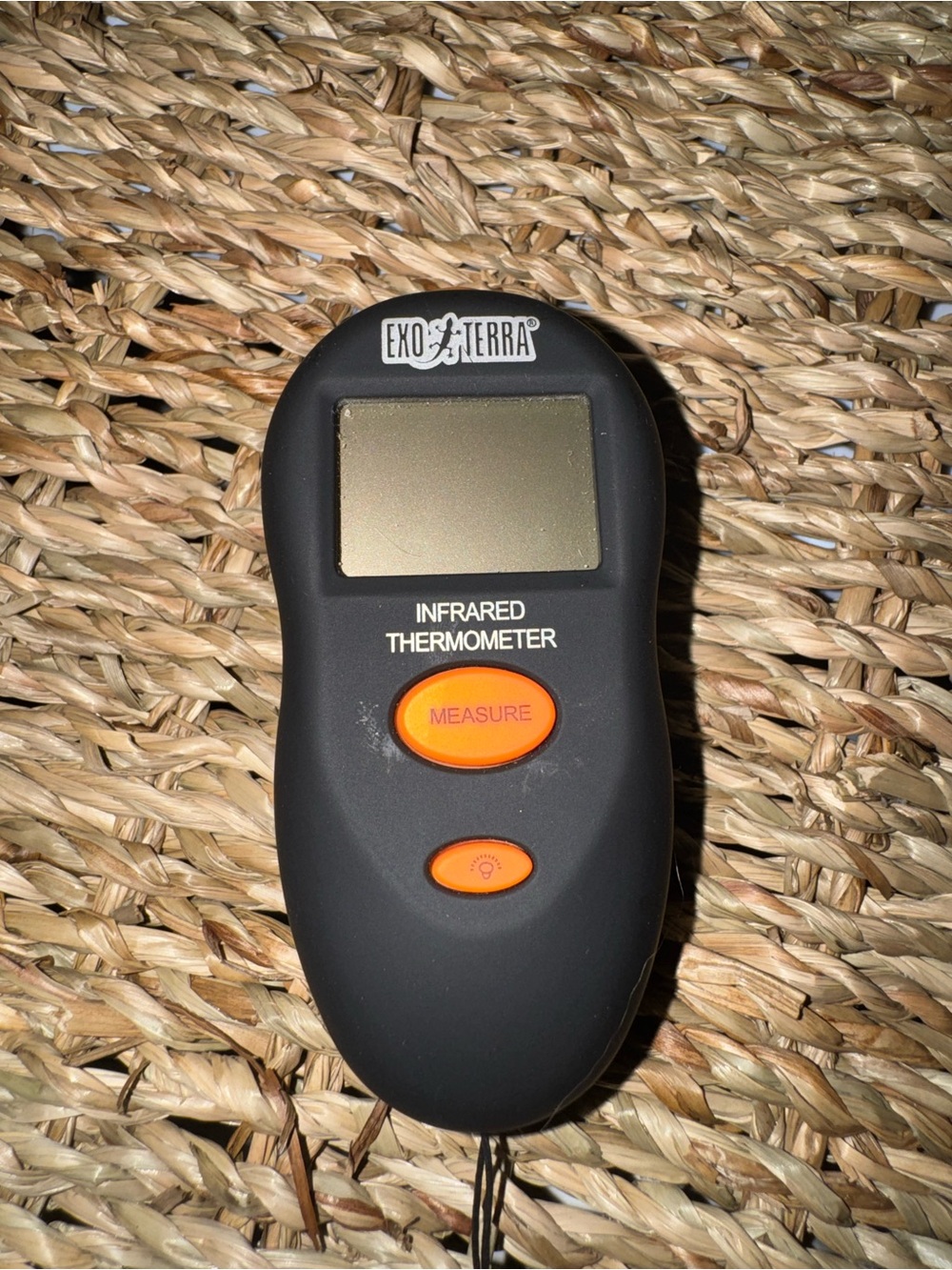 Black Infrared Thermometer for Reptile Heating